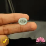 Certified Natural Aquamarine (एक्वामरीन / बैरुज) 8.17 Carat, 9.07 Ratti (Untreated, Unheated) - Image 5