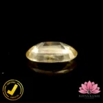 Certified Natural Yellow Sapphire (पुखराज) 2.03 Carat, 2.26 Ratti, Sri Lanka(सीलोन) (Untreated, Unheated) - Image 4