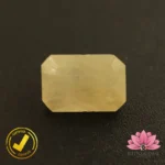 Certified Natural Yellow Sapphire (पुखराज) 4.17 Carat, 4.63 Ratti, Myanmar(Burma, बर्मा) (Untreated, Unheated) - Image 2