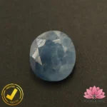 Certified Natural Blue Sapphire (नीलम) 6.81 Carat, 7.57 Ratti, Myanmar(बर्मा) (Untreated, Unheated)