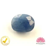 Certified Natural Blue Sapphire (नीलम) 6.84 Carat, 7.60 Ratti, Myanmar(बर्मा) (Untreated, Unheated)