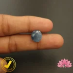 Certified Natural Blue Sapphire (नीलम) 6.81 Carat, 7.57 Ratti, Myanmar(बर्मा) (Untreated, Unheated) - Image 5
