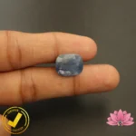 Certified Natural Blue Sapphire (नीलम) 11.28 Carat, 12.53 Ratti, Myanmar(बर्मा) (Untreated, Unheated) - Image 5