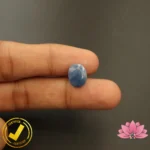 Certified Natural Blue Sapphire (नीलम) 6.84 Carat, 7.60 Ratti, Myanmar(बर्मा) (Untreated, Unheated) - Image 5