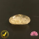 Certified Natural Yellow Sapphire (पुखराज) 7.58 Carat, 8.42 Ratti, Sri Lanka(सीलोन) (Untreated, Unheated) - Image 4