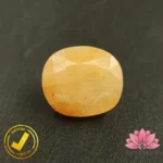 Certified Natural Yellow Sapphire (पुखराज) 7.48 Carat, 8.31 Ratti, Myanmar(Burma, बर्मा) (Untreated, Unheated) - Image 2
