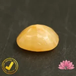 Certified Natural Yellow Sapphire (पुखराज) 7.48 Carat, 8.31 Ratti, Myanmar(Burma, बर्मा) (Untreated, Unheated) - Image 4
