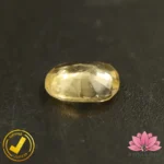Certified Natural Yellow Sapphire (पुखराज) 1.35 Carat, 1.50 Ratti, Sri Lanka(सीलोन) (Untreated, Unheated) - Image 4