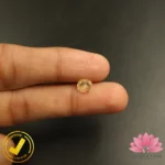 Certified Natural Yellow Sapphire (पुखराज) 1.35 Carat, 1.50 Ratti, Sri Lanka(सीलोन) (Untreated, Unheated) - Image 5