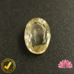 Certified Natural Yellow Sapphire (पुखराज) 1.81 Carat, 2.01 Ratti, Sri Lanka(सीलोन) (Untreated, Unheated) - Image 2