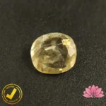 Certified Natural Yellow Sapphire (पुखराज) 1.35 Carat, 1.50 Ratti, Sri Lanka(सीलोन) (Untreated, Unheated) - Image 2