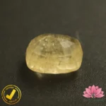 Certified Natural Yellow Sapphire (पुखराज) 8.01 Carat, 8.90 Ratti, Sri Lanka(सीलोन) (Untreated, Unheated) - Image 4