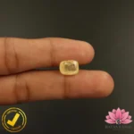 Certified Natural Yellow Sapphire (पुखराज) 8.01 Carat, 8.90 Ratti, Sri Lanka(सीलोन) (Untreated, Unheated) - Image 5