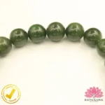 Certified Natural Nephrite Jade Bracelet 7mm± (Untreated, Unheated, Undyed) - Image 2