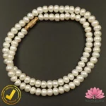 Certified Original Pearl Beads (ओरिजिनल मोती माला) 6mm± 20 Inches Short Length - Image 2