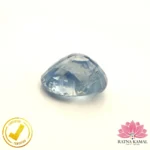 Certified Natural Blue Sapphire (नीलम) 4.37 Carat, 4.85 Ratti, Sri Lanka(सीलोन) (Untreated, Unheated) - Image 4