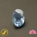 Certified Natural Blue Sapphire (नीलम) 4.37 Carat, 4.85 Ratti, Sri Lanka(सीलोन) (Untreated, Unheated) - Image 5