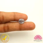 Certified Natural Blue Sapphire (नीलम) 5.58 Carat, 6.20 Ratti, Sri Lanka(सीलोन) (Untreated, Unheated) - Image 6