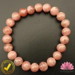 Certified Natural Rhodochrosite Bracelet 8mm± (Untreated, Unheated, Undyed) Premium
