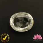 Certified Natural White Sapphire (सफ़ेद पुखराज) 5.45 Carat, 6.05 Ratti, Sri Lanka(सीलोन) (Untreated, Unheated) - Image 2