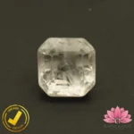 Certified Natural White Sapphire (सफ़ेद पुखराज) 3.08 Carat, 3.42 Ratti, Sri Lanka(सीलोन) (Untreated, Unheated) - Image 2