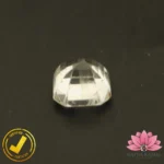 Certified Natural White Sapphire (सफ़ेद पुखराज) 3.08 Carat, 3.42 Ratti, Sri Lanka(सीलोन) (Untreated, Unheated) - Image 4
