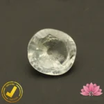 Certified Natural White Sapphire (सफ़ेद पुखराज) 5.49 Carat, 6.10 Ratti, Sri Lanka(सीलोन) (Untreated, Unheated) - Image 2