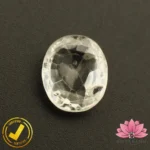 Certified Natural White Sapphire (सफ़ेद पुखराज) 4.44 Carat, 4.93 Ratti, Sri Lanka(सीलोन) (Untreated, Unheated) - Image 2