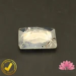 Certified Natural White Sapphire (सफ़ेद पुखराज) 5.35 Carat, 5.94 Ratti, Sri Lanka(सीलोन) (Untreated, Unheated) - Image 4