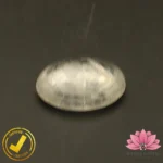 Certified Natural White Sapphire (सफ़ेद पुखराज) 7.36 Carat, 8.17 Ratti, Sri Lanka(सीलोन) (Untreated, Unheated) - Image 4