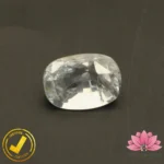 Certified Natural White Sapphire (सफ़ेद पुखराज) 5.28 Carat, 5.86 Ratti, Sri Lanka(सीलोन) (Untreated, Unheated)