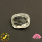 Certified Natural White Sapphire (सफ़ेद पुखराज) 4.81 Carat, 5.34 Ratti, Sri Lanka(सीलोन) (Untreated, Unheated) - Image 2