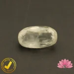 Certified Natural White Sapphire (सफ़ेद पुखराज) 4.93 Carat, 5.47 Ratti, Sri Lanka(सीलोन) (Untreated, Unheated) - Image 2