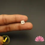 Certified Natural White Sapphire (सफ़ेद पुखराज) 3.08 Carat, 3.42 Ratti, Sri Lanka(सीलोन) (Untreated, Unheated) - Image 5