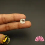 Certified Natural White Sapphire (सफ़ेद पुखराज) 5.49 Carat, 6.10 Ratti, Sri Lanka(सीलोन) (Untreated, Unheated) - Image 5