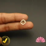 Certified Natural White Sapphire (सफ़ेद पुखराज) 5.22 Carat, 5.80 Ratti, Sri Lanka(सीलोन) (Untreated, Unheated) - Image 5