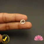 Certified Natural White Sapphire (सफ़ेद पुखराज) 4.44 Carat, 4.93 Ratti, Sri Lanka(सीलोन) (Untreated, Unheated) - Image 5