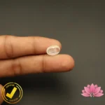 Certified Natural White Sapphire (सफ़ेद पुखराज) 5.70 Carat, 6.33 Ratti, Sri Lanka(सीलोन) (Untreated, Unheated) - Image 5