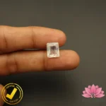 Certified Natural White Sapphire (सफ़ेद पुखराज) 5.35 Carat, 5.94 Ratti, Sri Lanka(सीलोन) (Untreated, Unheated) - Image 5