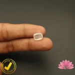 Certified Natural White Sapphire (सफ़ेद पुखराज) 4.81 Carat, 5.34 Ratti, Sri Lanka(सीलोन) (Untreated, Unheated) - Image 5