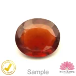 Certified Natural Hessonite (गोमेद) 8.25+ Carat, 9.16+ Ratti, Somalia Africa ( सोमालिया ) (Untreated, Unheated) - Image 2
