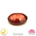 Certified Natural Hessonite (गोमेद) 8.25+ Carat, 9.16+ Ratti, Somalia Africa ( सोमालिया ) (Untreated, Unheated) - Image 3