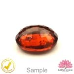 Certified Natural Hessonite (गोमेद) 8.25+ Carat, 9.16+ Ratti, Somalia Africa ( सोमालिया ) (Untreated, Unheated) - Image 7