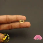 Certified Natural Yellow Beryl 3.89 Carat, 4.32 Ratti (Natural Heliodor) Non Enhancement - Image 3