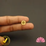 Certified Natural Yellow Beryl 4.79 Carat, 5.32 Ratti (Natural Heliodor) Non Enhancement - Image 3