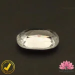 CERTIFIED NATURAL WHITE ZIRCON (सफ़ेद ज़िरकोन) 5.02 Carat, 5.57 Ratti - Image 4