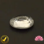 CERTIFIED NATURAL WHITE ZIRCON (सफ़ेद ज़िरकोन) 5.43 Carat, 6.03 Ratti - Image 4
