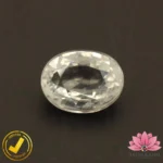 CERTIFIED NATURAL WHITE ZIRCON (सफ़ेद ज़िरकोन) 5.12 Carat, 5.68 Ratti - Image 2
