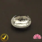 CERTIFIED NATURAL WHITE ZIRCON (सफ़ेद ज़िरकोन) 5.12 Carat, 5.68 Ratti - Image 4