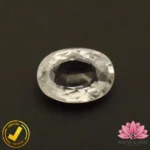 CERTIFIED NATURAL WHITE ZIRCON (सफ़ेद ज़िरकोन) 5.08 Carat, 5.64 Ratti - Image 2